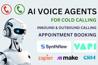 make an ai voice caller agent using vapi ai or synthflow