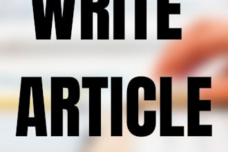 write high quality articles