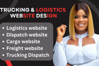 logistics website, dispatch, trucking, freight, shipping website