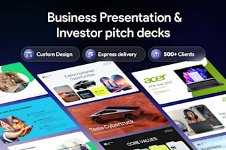 do business powerpoint presentation or pitch deck design