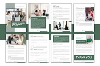 do ebook design, workbook and pdf lead magnet within 24 hours