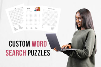 create word search puzzle book for amazon KDP