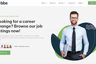 design recruitment website job portal job board consultancy agency website
