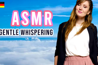 record a german asmr voice over