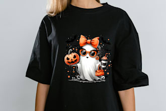 do graphic tshirt design for printify, printful or merch by amazon