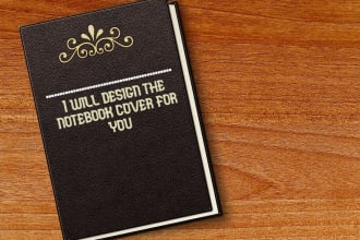 design the notebook cover for you