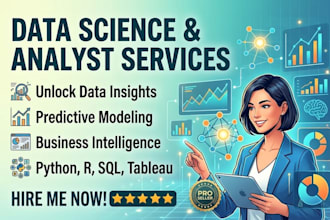 provide urget data science and analyst services