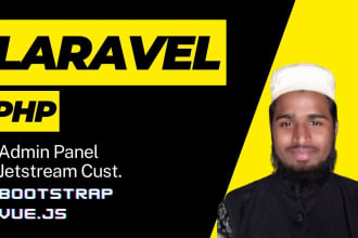 create laravel with vuejs web applications