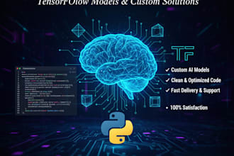 build tensorflow deep learning models in python