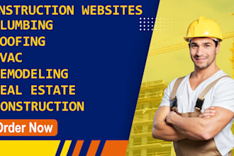 design construction, plumbing or roofing websites