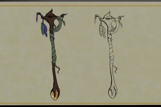 draw weapons or props for you