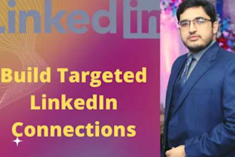 send fresh connection request with message, inmail ,grow linkedin connection