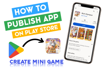 create google play console developer account and mini game