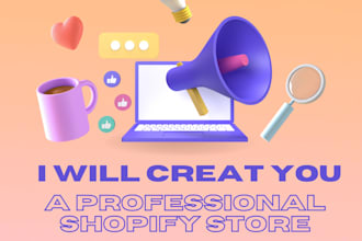 create your professional e commerce shopify store