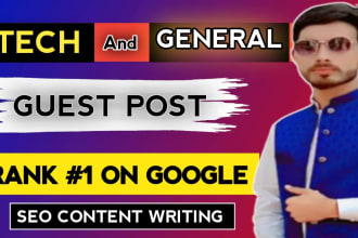 do tech guest post , do follow guest post, link inserting,