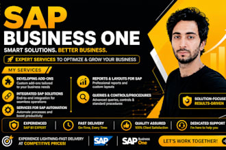 develop custom sap b1 addons, apis and integrations