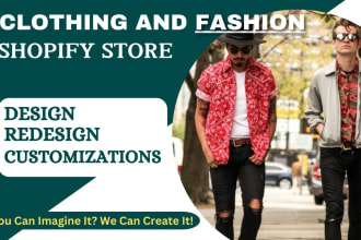design shopify store streetwear boutique baby clothing fashion store website