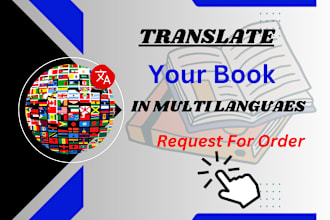 translate your book from english to multi languages for kdp amazon publishing