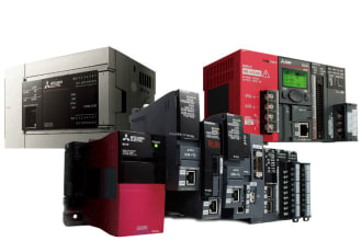 program mitsubishi plc and design mitsubishi hmi