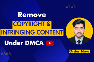 remove,infringing and copied content from youtube under dmca