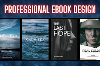 design professional custom book covers for kindle