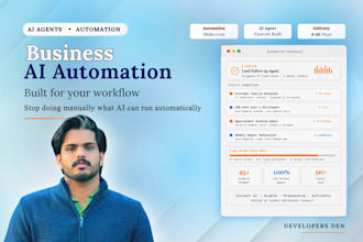 build your ai agent, voice ai, or ai automation for you