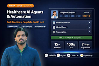 build an ai agent and automation system for hipaa compliant healthcare