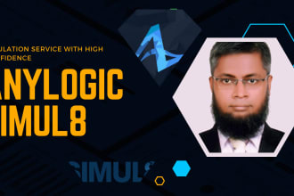 design and develop simulation with anylogic simul8 atrisk