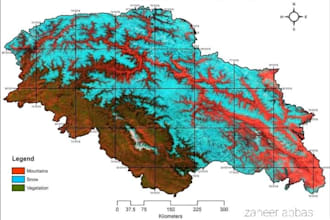 do gis mapping , gis analyzing and digitization
