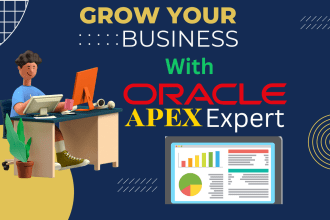 develop web, mobile app in oracle apex and oracle developer