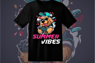 create custom vintage cartoon t shirt designs for print on demand