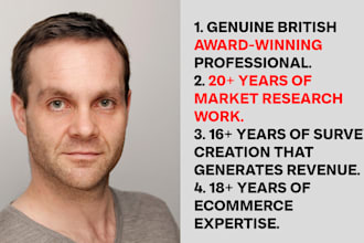 do market research and audience profiling, genuine british expert since 2004