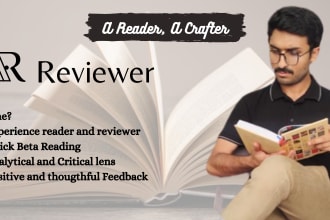 alpha or beta read and write a thorough review of your book