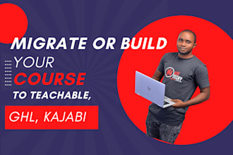 build migrate online course to kajabi or teachable