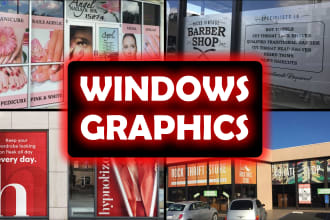 design outstanding window graphics , shopfront for you