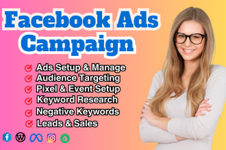 setup profitable facebook ads campaign and meta ads manager