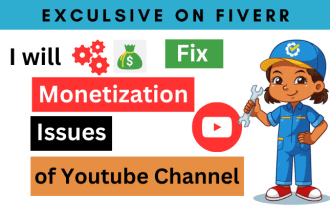 fix monetization issue of your youtube channel