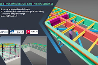 expert tekla structures design and detailing for steel construction