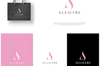 do makeup, eyelash, beauty and cosmetic logo design