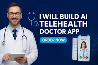 build hipaa compliant ai telehealth doctor app with ehr emr sync ai diagnostics