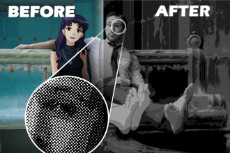 make a halftone image to print, usign your photo
