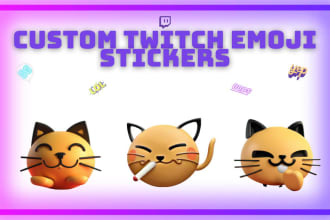 create twitch custom emoji sticker