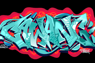 make design hand graffiti unique