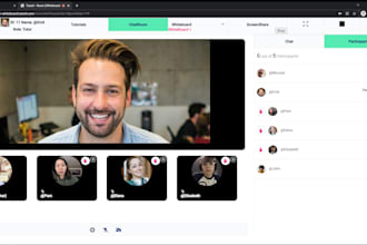 develop webrtc conferencing and learning platform