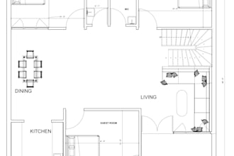 make house plan in autocad and revit with detailing