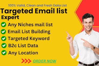 provide targeted niche email list for email marketing