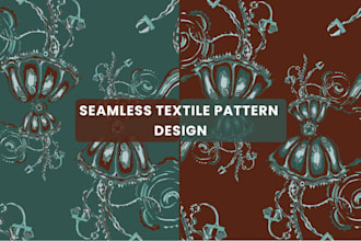 develop exclusive textile pattern design