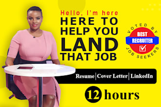 write your resume cover letter and linkedin to get hired