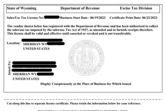 get your wyoming sales tax permit