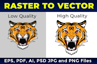vector tracing, vectorize image, convert logo to vector
